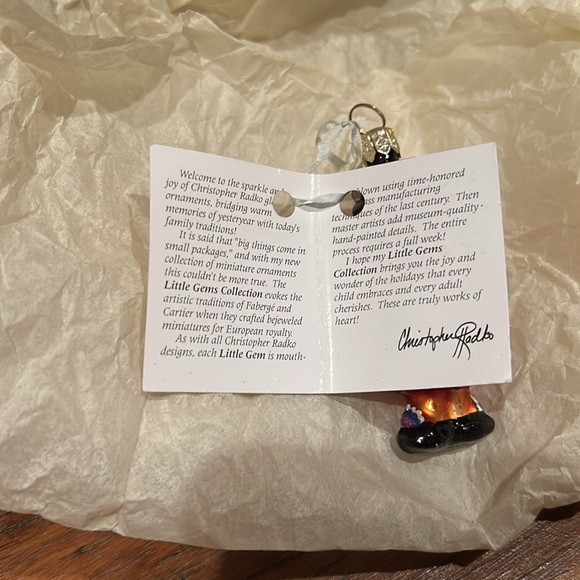 Christopher Radko Little gems collection Beefeater Bear - Picture 4 of 4